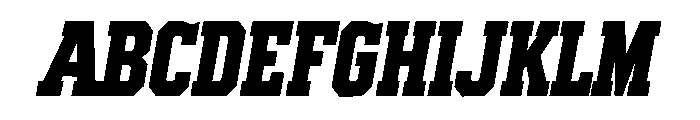 Vexrion Font UPPERCASE