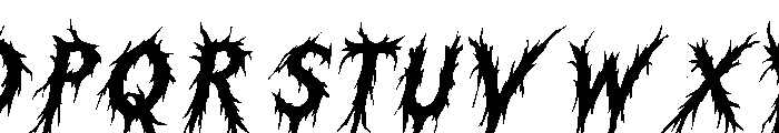 Vexthorn Italic Italic Font UPPERCASE