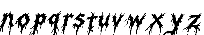 Vexthorn Italic Italic Font LOWERCASE