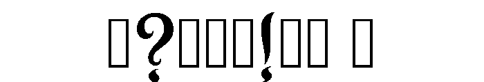 Vey Regular Font OTHER CHARS