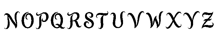 Vey Regular Font LOWERCASE