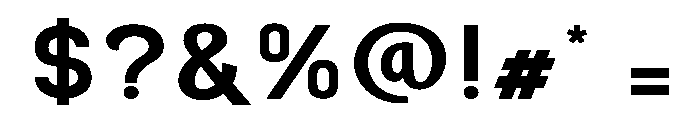 Veylor Font OTHER CHARS