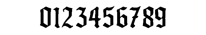 Veyr Gothic Font OTHER CHARS