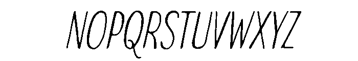 Veyron Italic Font UPPERCASE
