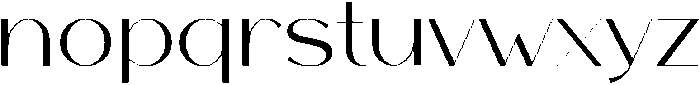 VELVO Regular otf (400) Font LOWERCASE