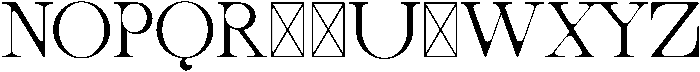 VERDE Regular otf (400) Font LOWERCASE