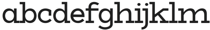 VERGHO Regular otf (400) Font LOWERCASE