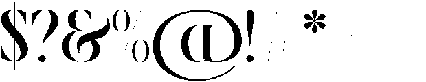 VERONA Regular otf (400) Font OTHER CHARS