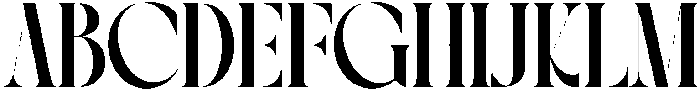 VERONA Regular otf (400) Font UPPERCASE