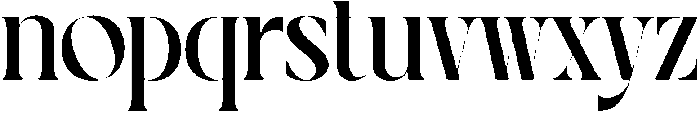 VERONA Regular otf (400) Font LOWERCASE