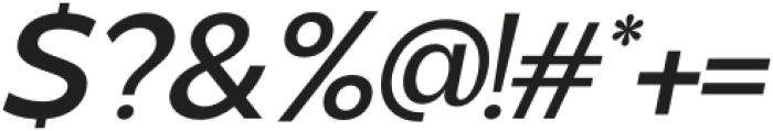 VERSATILE Medium Italic otf (500) Font OTHER CHARS