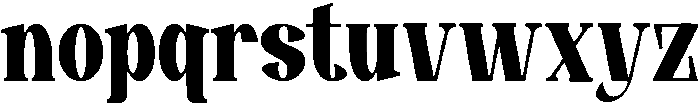 VESPERA Regular otf (400) Font LOWERCASE
