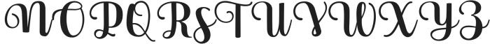 Vebita-Regular otf (400) Font UPPERCASE