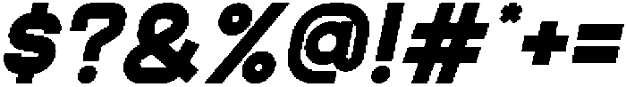 Vecata Bold Italic otf (700) Font OTHER CHARS