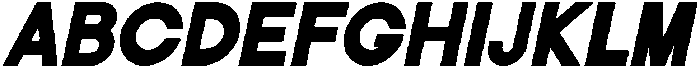 Vecata Bold Italic otf (700) Font UPPERCASE