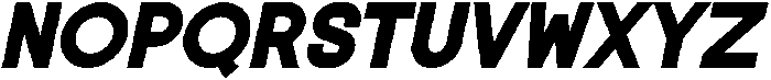 Vecata Bold Italic otf (700) Font UPPERCASE