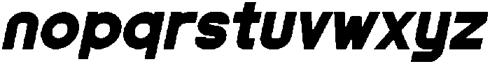 Vecata Bold Italic otf (700) Font LOWERCASE