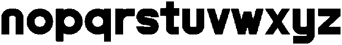 Vecata Bold otf (700) Font LOWERCASE