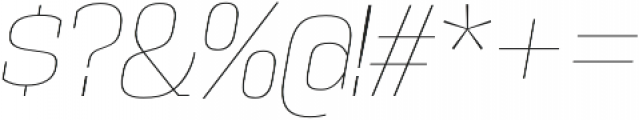 Vectipede UltraLight Italic otf (300) Font OTHER CHARS