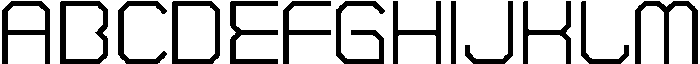 Vector Control Regular otf (400) Font UPPERCASE