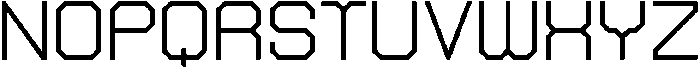 Vector Control Regular otf (400) Font UPPERCASE