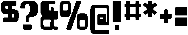 Vectorium Regular otf (400) Font OTHER CHARS