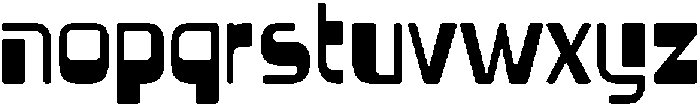 Vectorium Regular otf (400) Font LOWERCASE