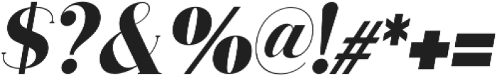 Vectory BoldItalic otf (700) Font OTHER CHARS