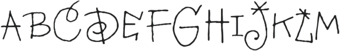 Vegan TM Regular otf (400) Font UPPERCASE