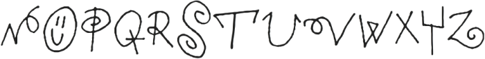 Vegan TM Regular otf (400) Font UPPERCASE