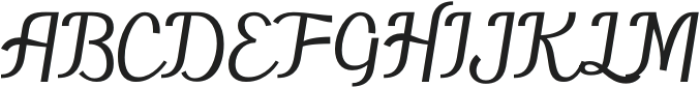 Vegande-Regular otf (400) Font UPPERCASE