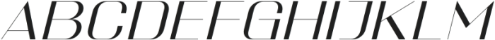 Veganzone Armstrong Sans Serif Italic otf (400) Font UPPERCASE