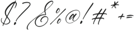 Veganzone Armstrong Script Italic otf (400) Font OTHER CHARS