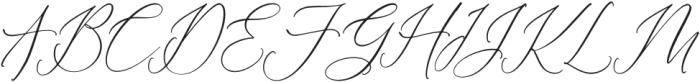 Veganzone Armstrong Script Italic otf (400) Font UPPERCASE