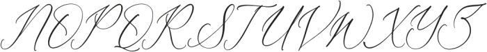 Veganzone Armstrong Script Italic otf (400) Font UPPERCASE