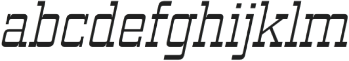 Vegelinu Extra Light Italic otf (200) Font LOWERCASE