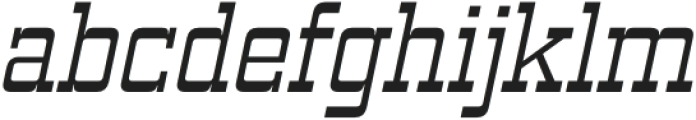 Vegelinu Light Italic otf (300) Font LOWERCASE