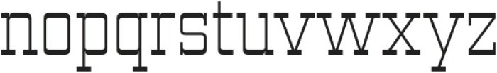 Vegelinu Thin otf (100) Font LOWERCASE