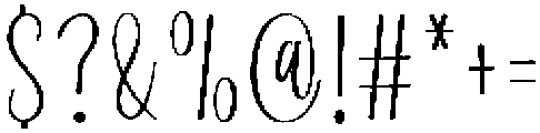 Vegetable Handmade Regular otf (400) Font OTHER CHARS