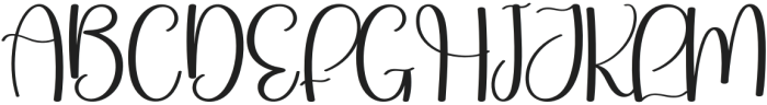 Vegetable Regular otf (400) Font UPPERCASE