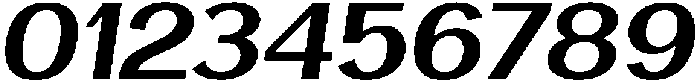 Vegora Bold Semi Expanded Slant otf (700) Font OTHER CHARS