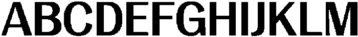 Vegora Bold otf (700) Font UPPERCASE