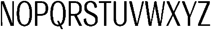Vegora Condensed otf (400) Font UPPERCASE