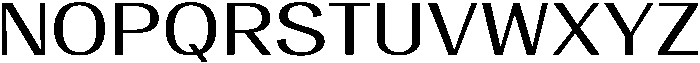 Vegora Expanded otf (400) Font UPPERCASE