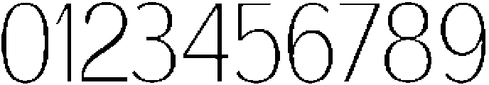 Vegora Extra Light Semi Condensed otf (200) Font OTHER CHARS