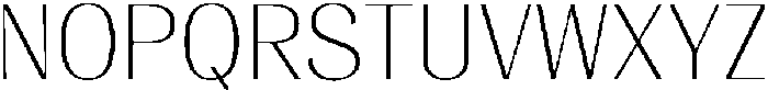 Vegora Extra Light otf (200) Font UPPERCASE