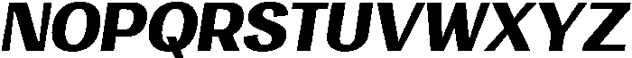 Vegora Heavy Slant otf (800) Font UPPERCASE