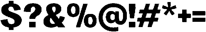 Vegora Heavy otf (800) Font OTHER CHARS