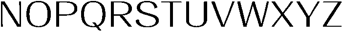 Vegora Light Expanded otf (300) Font UPPERCASE