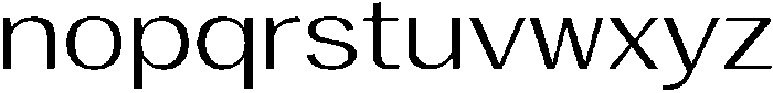 Vegora Light Expanded otf (300) Font LOWERCASE
